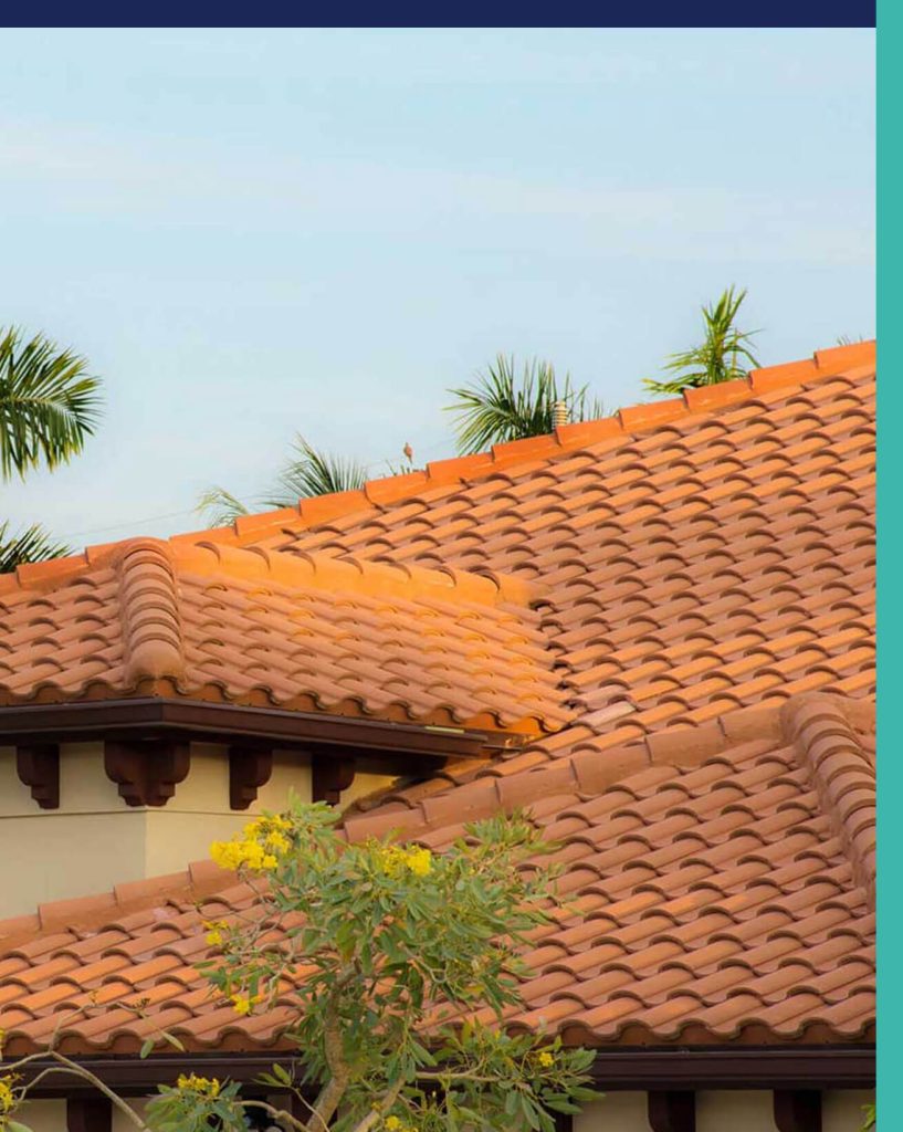 Tile roof on house in Tampa, FL